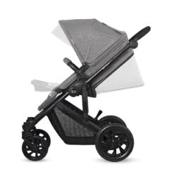Poussette Combinée Kinderkraft Prime Lite Grey -Kinderkraft poussette combinee kinderkraft prime lite grey 7