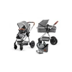 Poussette Combinée Kinderkraft Veo Grey
