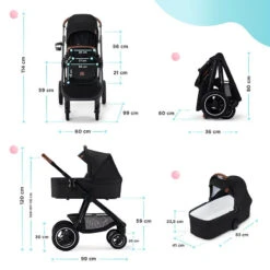 Kinderkraft Poussette Combinée Kinderkarft Everyday Black 38 Kinderkraft Poussette Combinée Kinderkarft Everyday Black -Kinderkraft poussette combineekinderkarft everydayblack 18