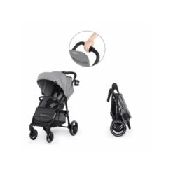 Poussette Kinderkraft Grande City Grey -Kinderkraft poussette kinderkraft grande city grey 3