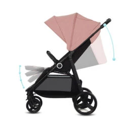 Poussette Kinderkraft Grande + Pink -Kinderkraft poussette kinderkraft grande pink 10