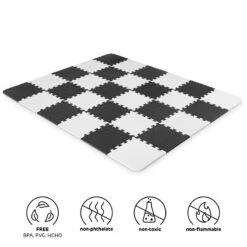 Tapis En Mousse 1er Age Kinderkraft Luno Black -Kinderkraft tapis en mousse 1er age kinderkraft luno black 8