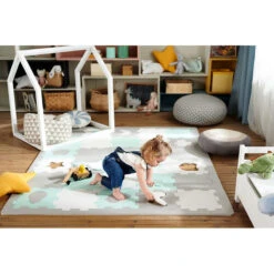 Tapis En Mousse Puzzle 3D Kinderkraft Luno Shapes Yellow -Kinderkraft tapis en mousse puzzle 3d kinderkraft luno shapes yellow 6