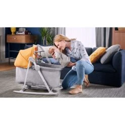 Transat Balancelle 5 En 1 Kinderkraft Nola Peony Rose -Kinderkraft transat balancelle 5 en 1 kinderkraft nola peony rose 14