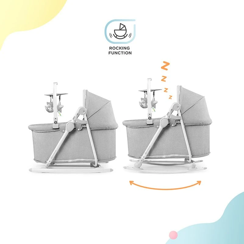 Transat Balancelle 5 En 1 Kinderkraft NolaStone Grey 14 Transat Balancelle 5 En 1 Kinderkraft NolaStone Grey – Image 14