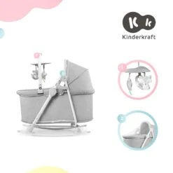 Transat Balancelle 5 En 1 Kinderkraft NolaStone Grey 35 Transat Balancelle 5 En 1 Kinderkraft NolaStone Grey -Kinderkraft transat balancelle 5 en 1 kinderkraft nola stone grey 15