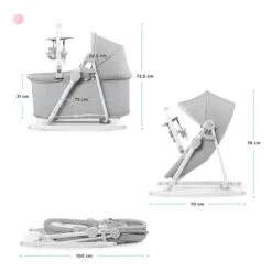 Transat Balancelle 5 En 1 Kinderkraft NolaStone Grey 36 Transat Balancelle 5 En 1 Kinderkraft NolaStone Grey -Kinderkraft transat balancelle 5 en 1 kinderkraft nola stone grey 16