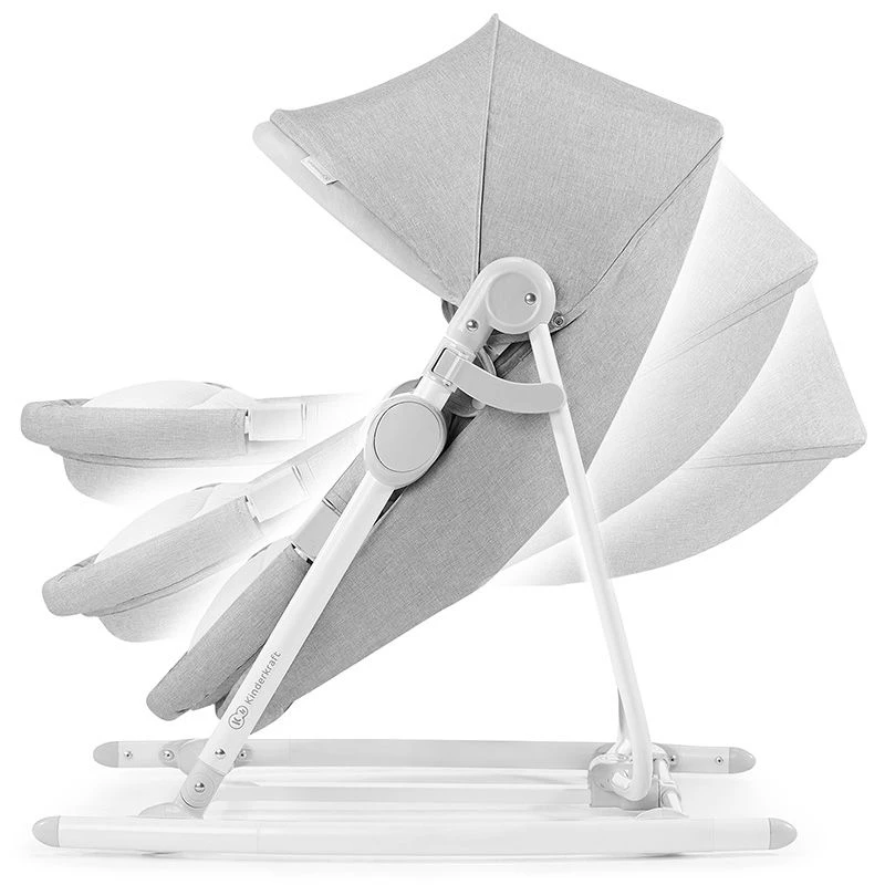 Transat Balancelle 5 En 1 Kinderkraft NolaStone Grey 8 Transat Balancelle 5 En 1 Kinderkraft NolaStone Grey – Image 8