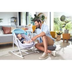 Transat Balancelle 5 En 1 Kinderkraft Unimo Up Blue -Kinderkraft transat balancelle 5 en 1 kinderkraft unimo up blue 14