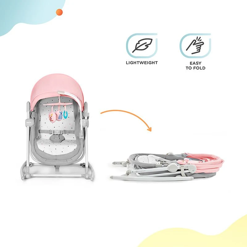 Transat Balancelle 5 En 1 Kinderkraft Unimo Up Pink 11 Transat Balancelle 5 En 1 Kinderkraft Unimo Up Pink – Image 11