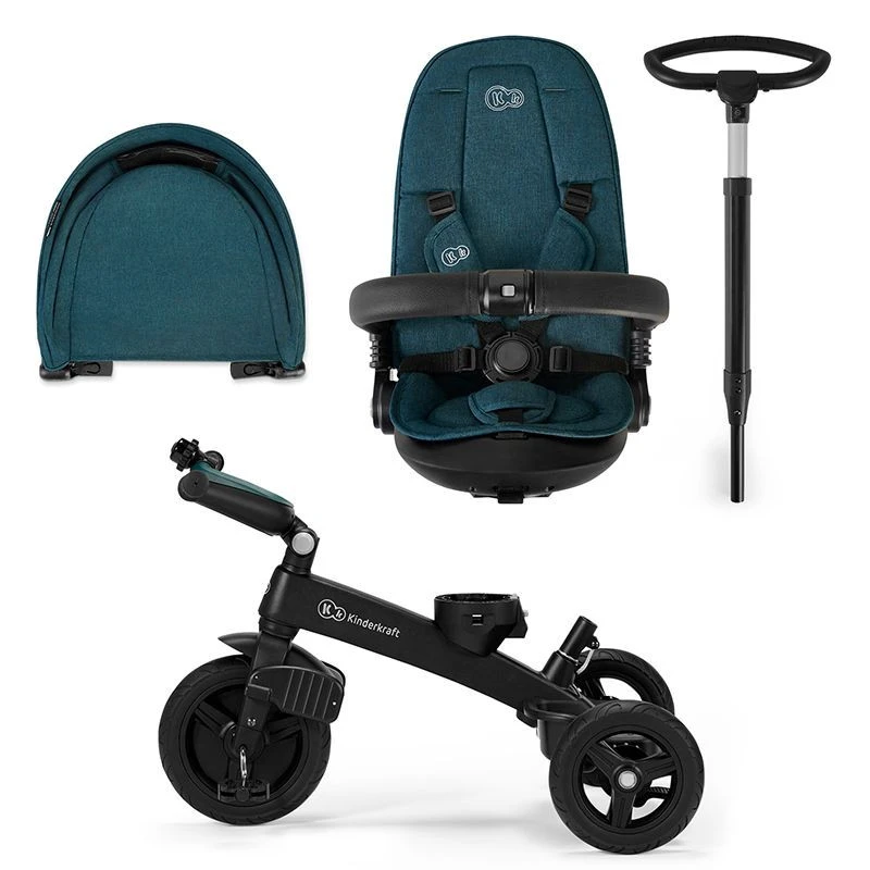 Tricycle 5 En 1 Kinderkraft Twipper Green 14 Tricycle 5 En 1 Kinderkraft Twipper Green – Image 14