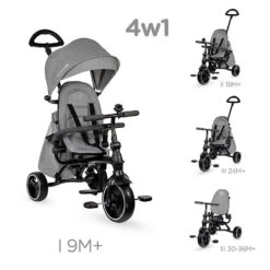Tricycle Kinderkraft Jazz Grey -Kinderkraft tricycle kinderkraft jazz grey 15